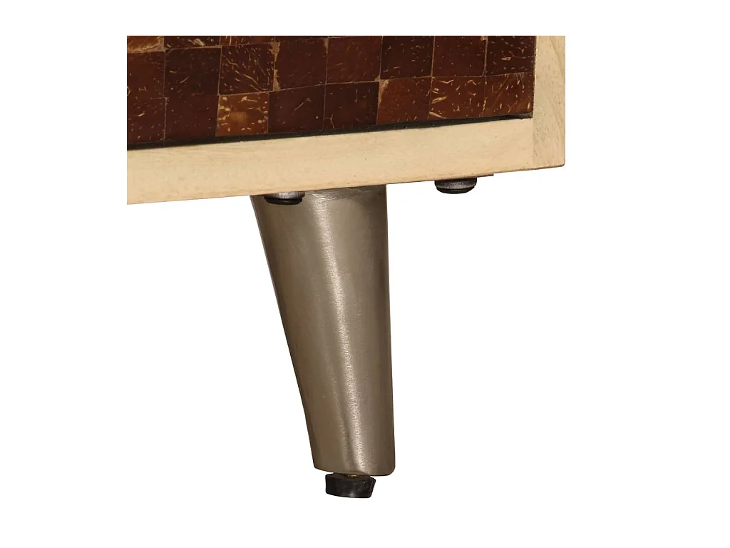 Meuble TV 120x30x40 cm Bois massif de manguier