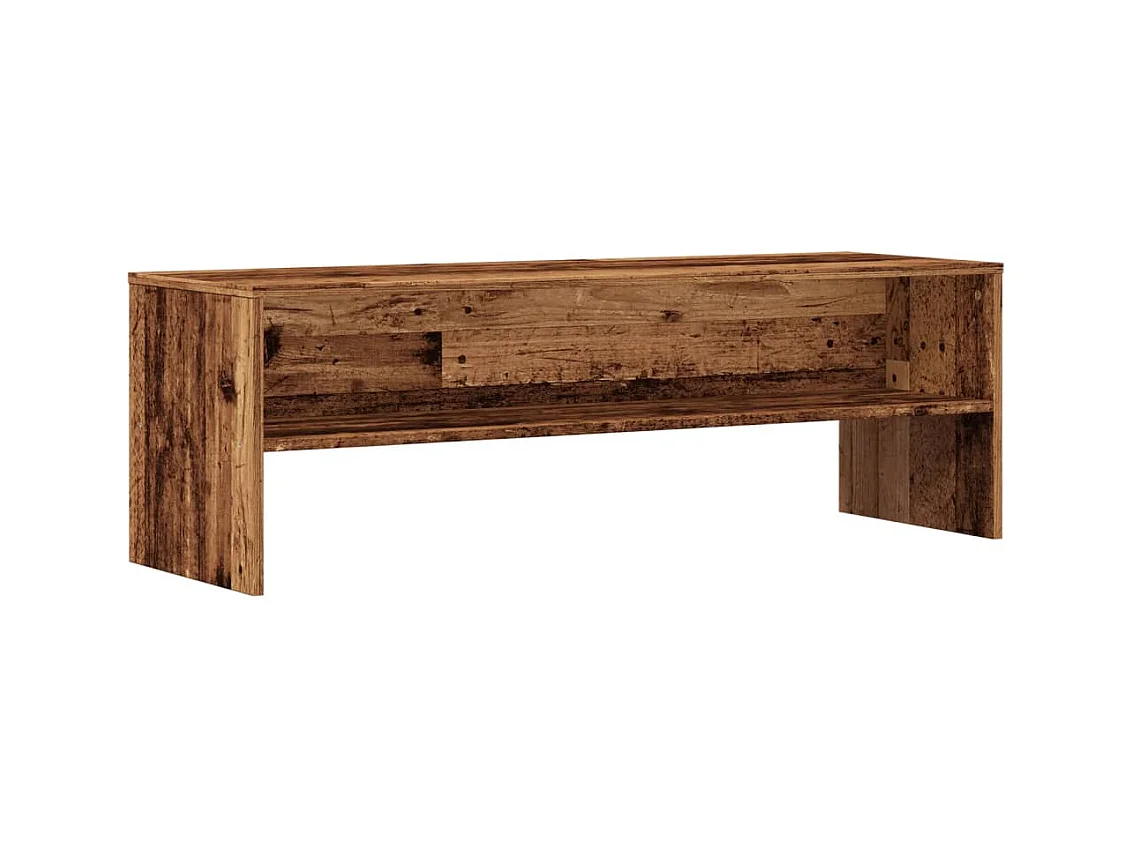 Meuble TV vieux bois 120x40x40 cm bois d'ingénierie