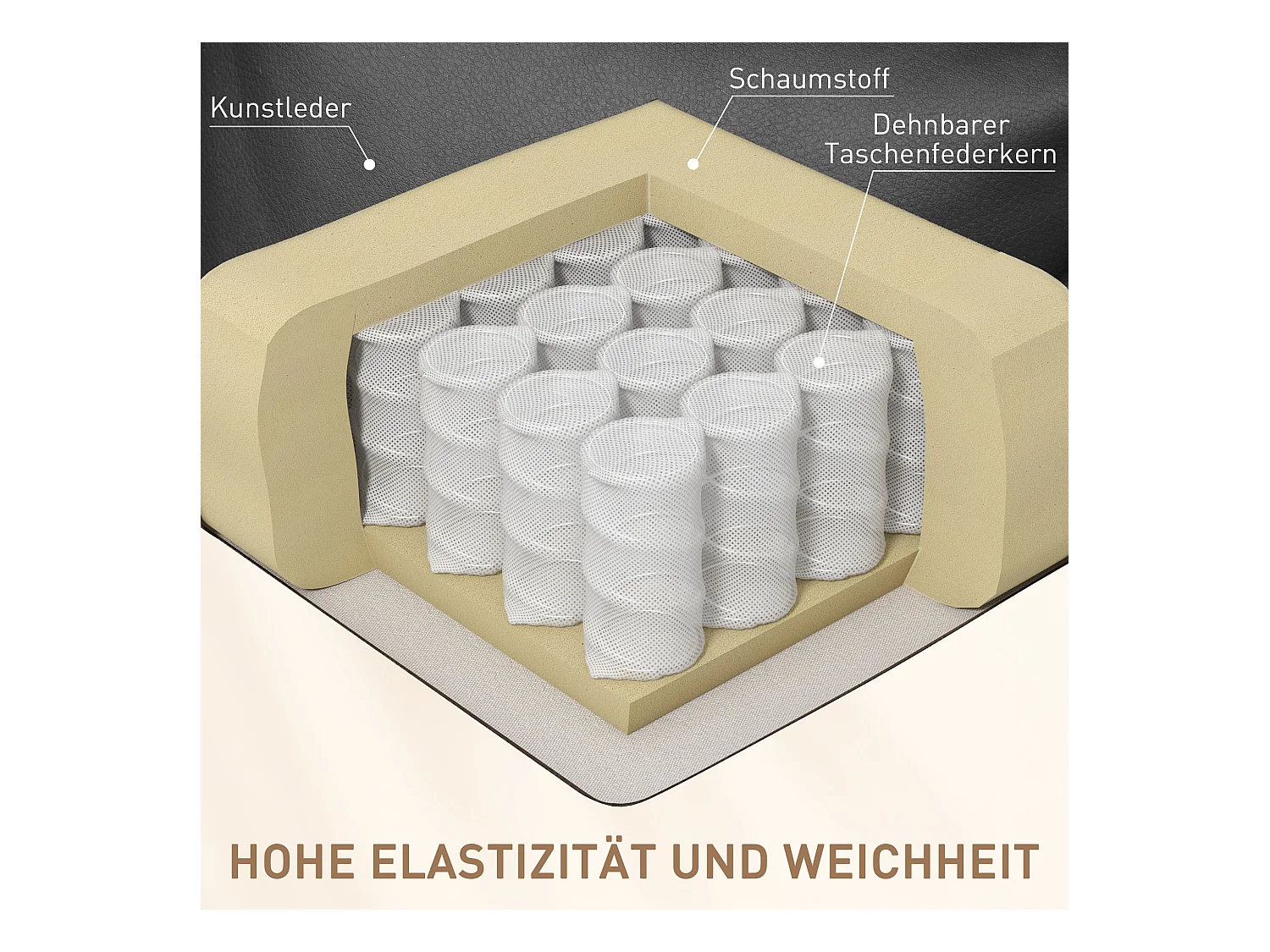 Fauteuil relax électrique avec repose-pieds, 5 modes de massage, Microfibre, Noir (84x92x109 cm)