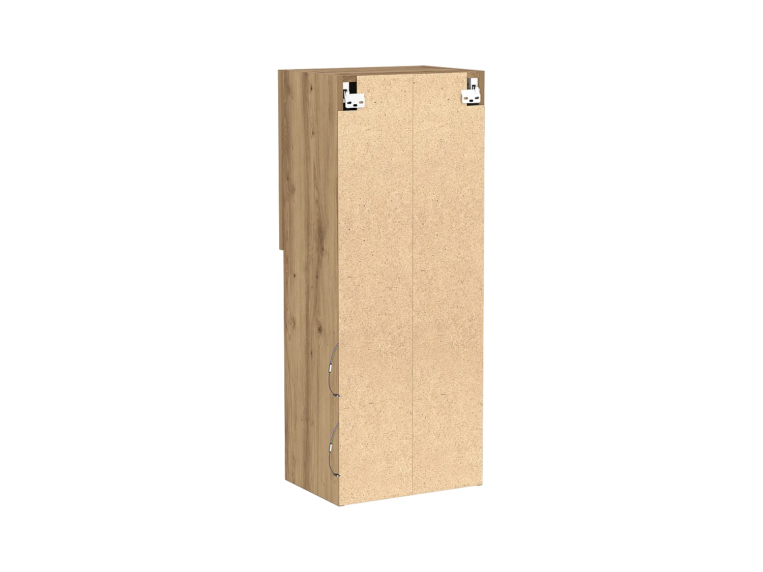 Meuble TV avec éclairage LED Chêne Artisan 40,5x30x102 cm