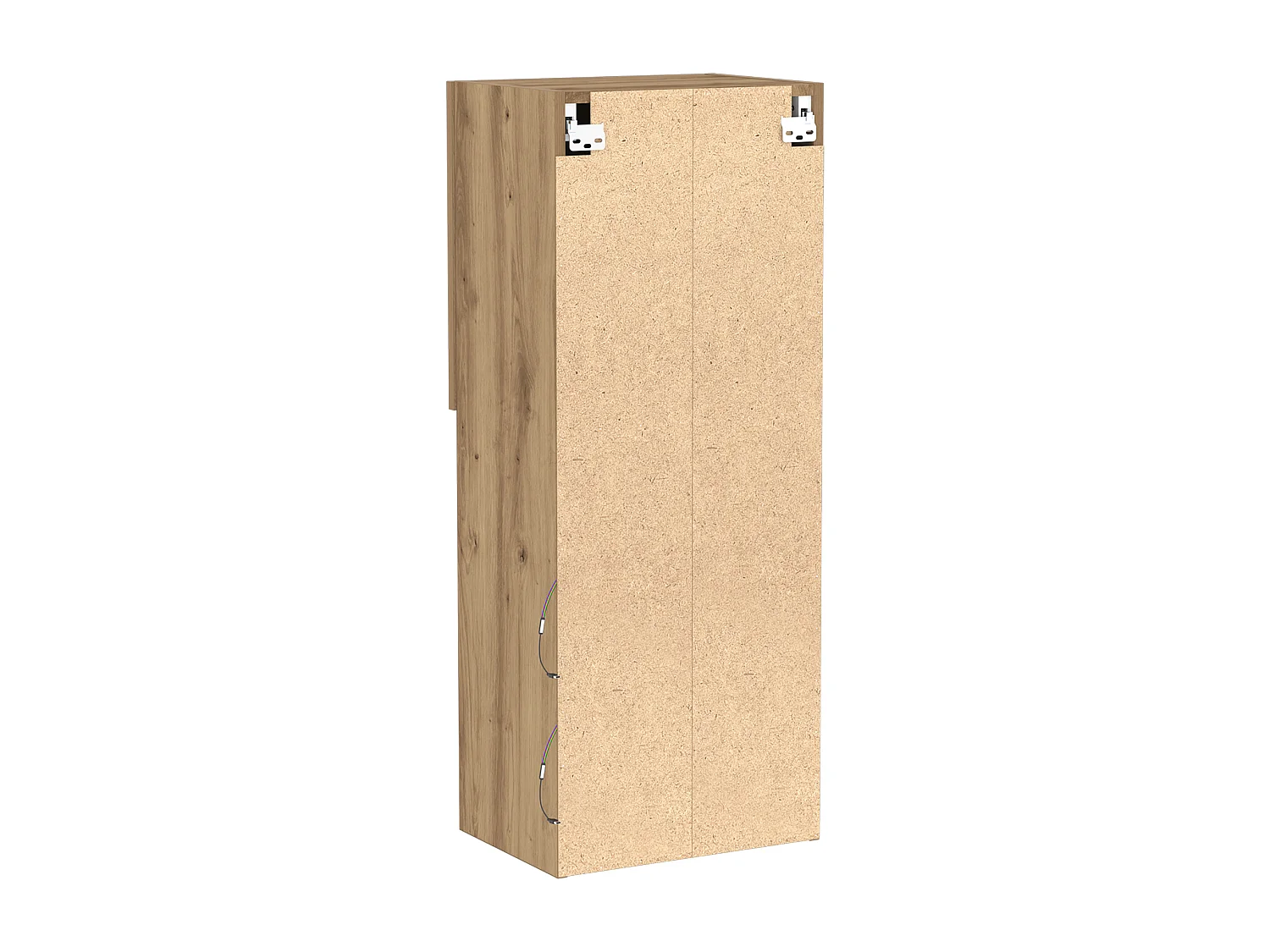 Meuble TV avec éclairage LED Chêne Artisan 40,5x30x102 cm