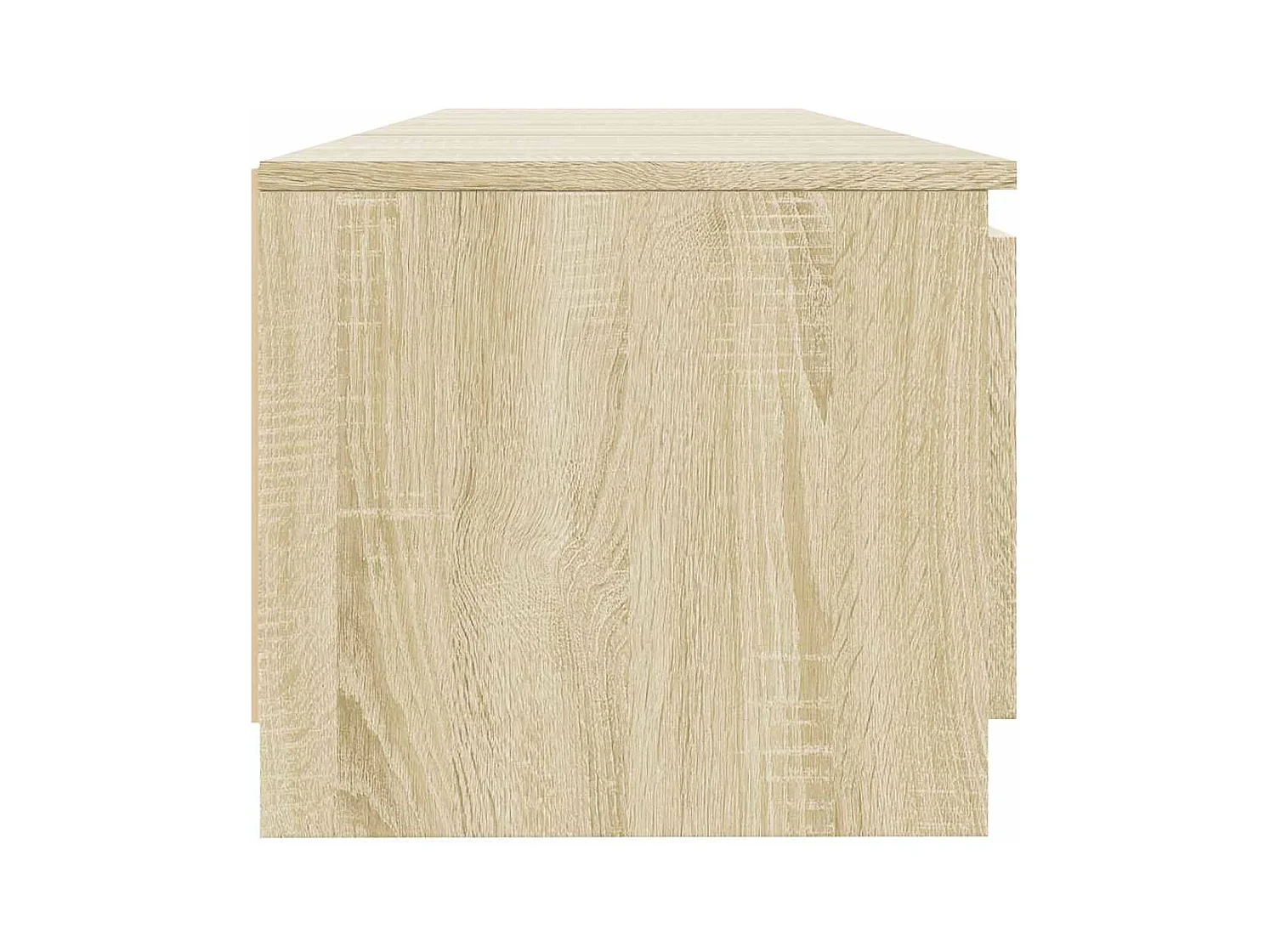 Meuble TV avec lumières LED chêne sonoma 140x40x36 cm