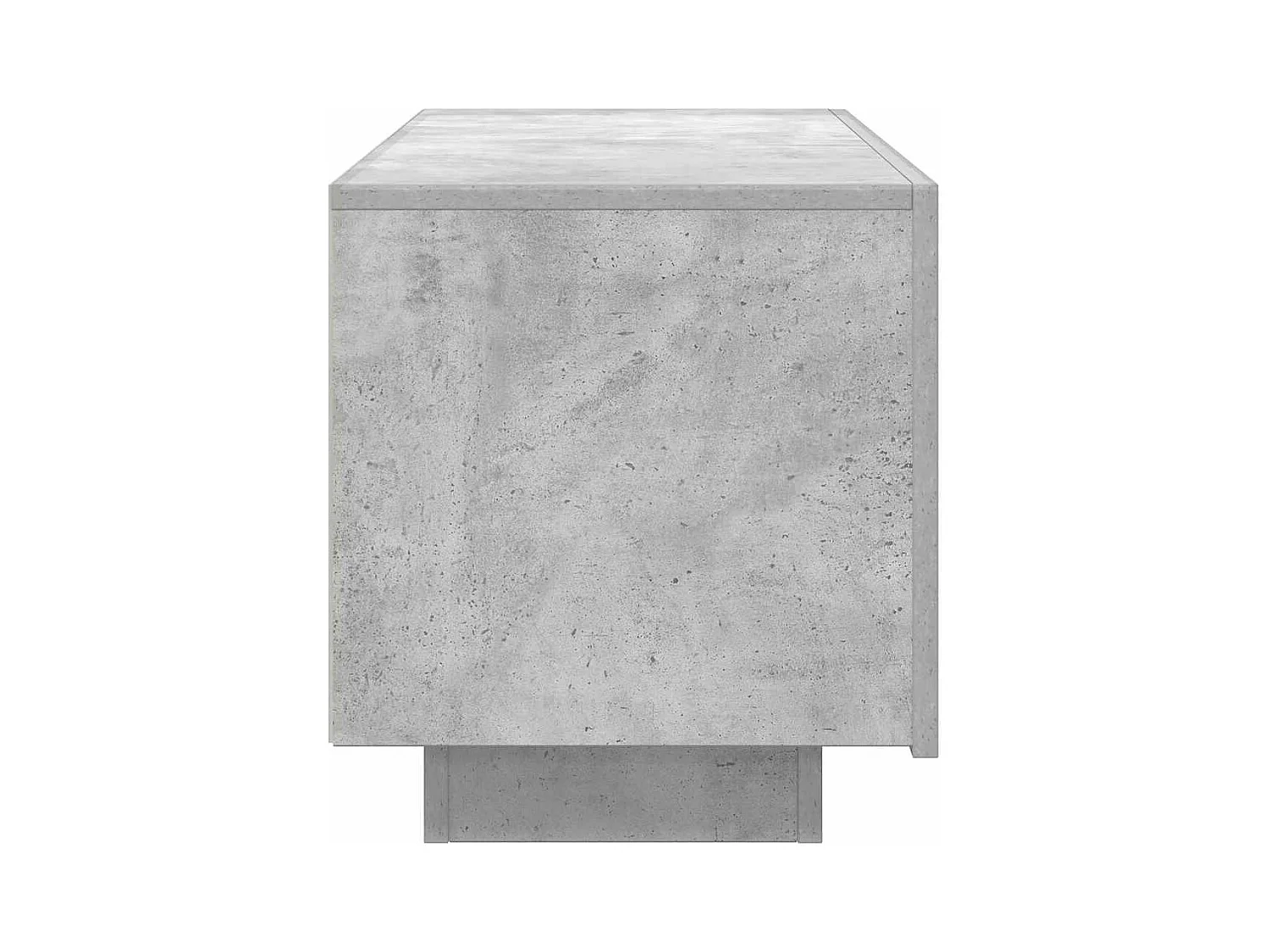 Betongrijs tv-meubel 100x35x40 cm bewerkt hout