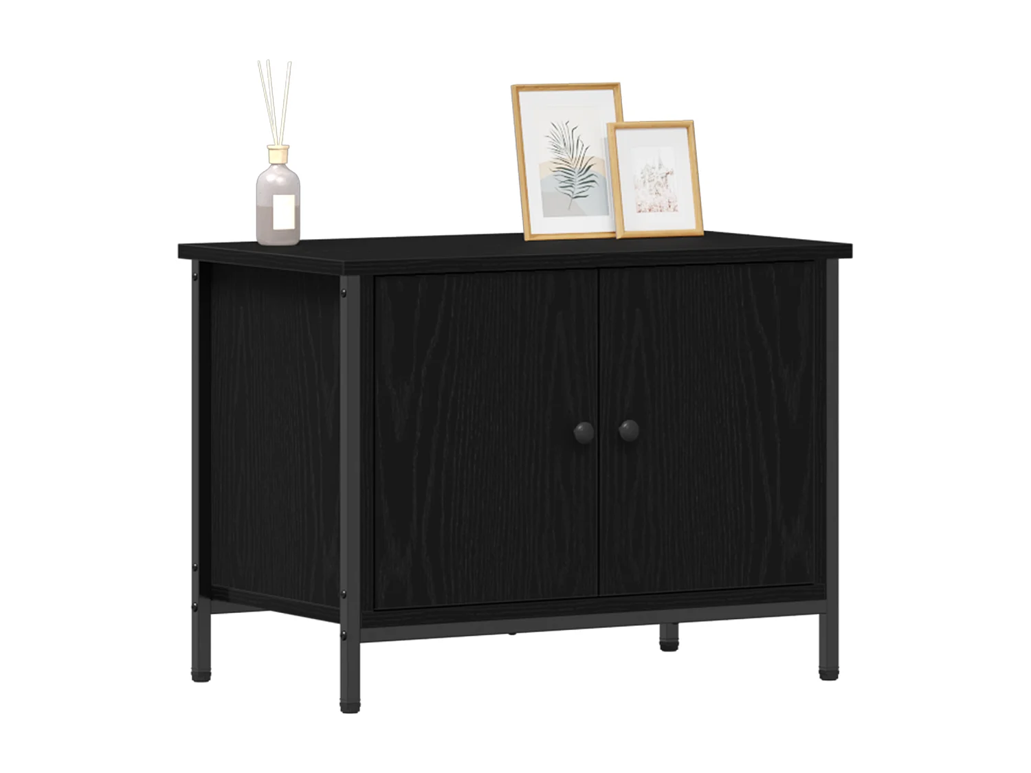 Meuble TV chêne noir Chêne noir Bois d'ingénierie 60 x 35 x 45 cm