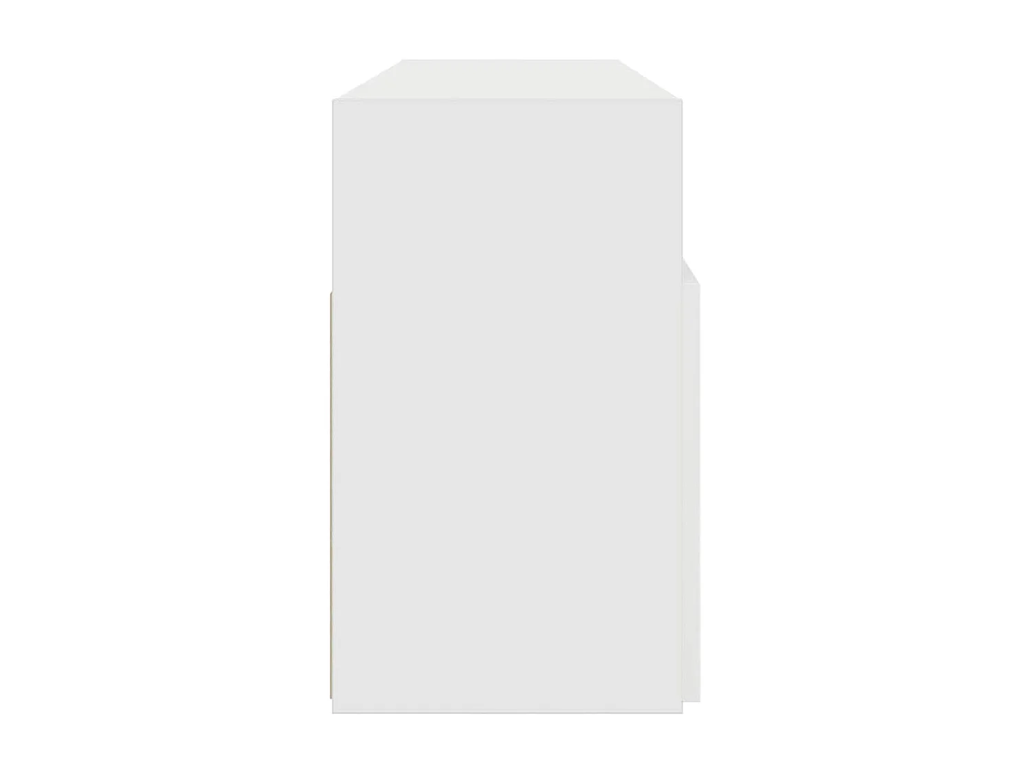 Meuble TV avec lumières LED blanc 120x30x50 cm