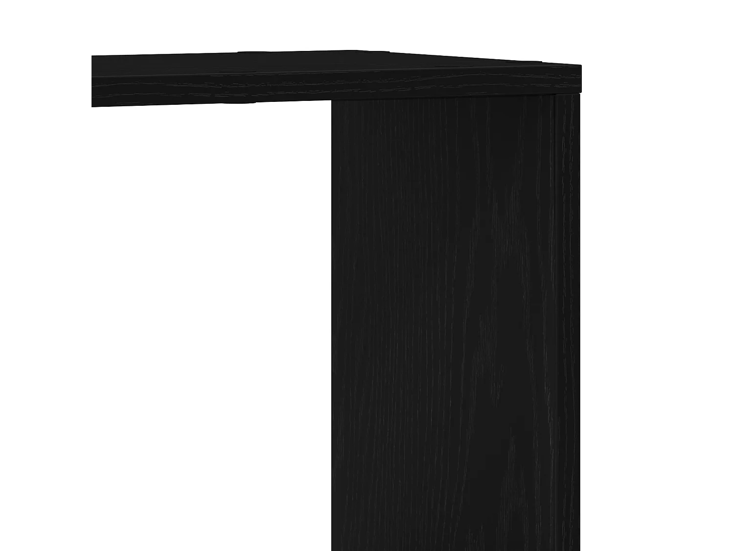 Bibliothèque noire en chêne, 100x24x32 cm, en bois d'ingénierie