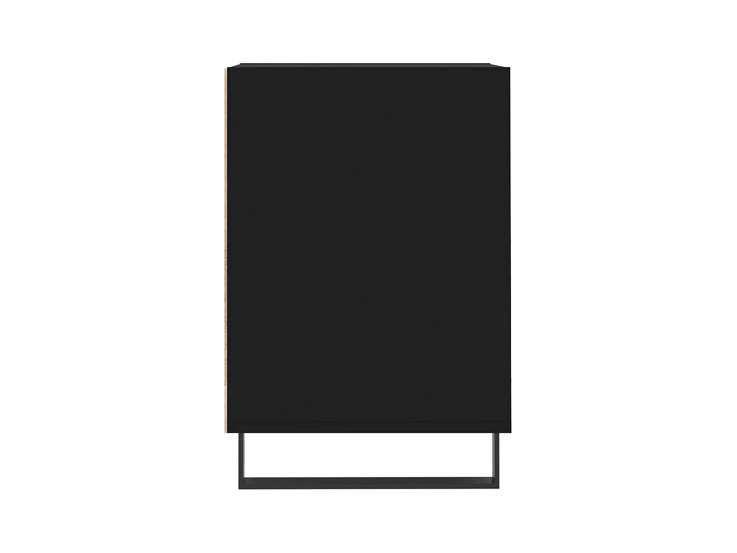 Schwarzer TV-Schrank 100x35x55 cm Holzwerkstoff