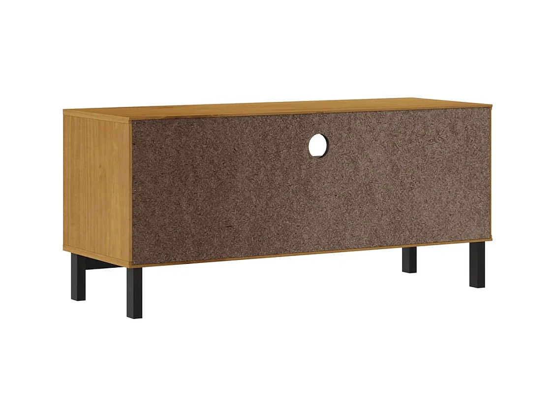 Meuble TV  110x40x50 cm bois massif de pin