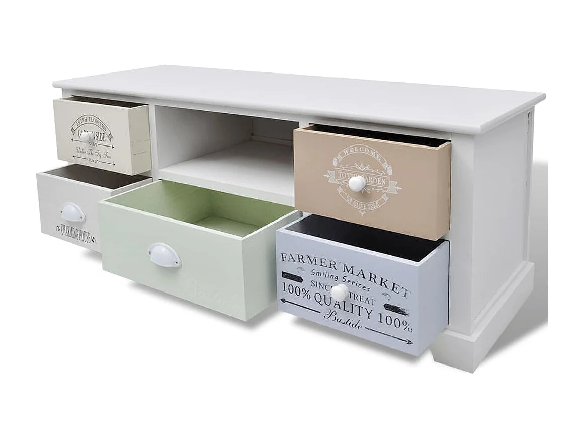 Mueble de TV estilo francés Madera