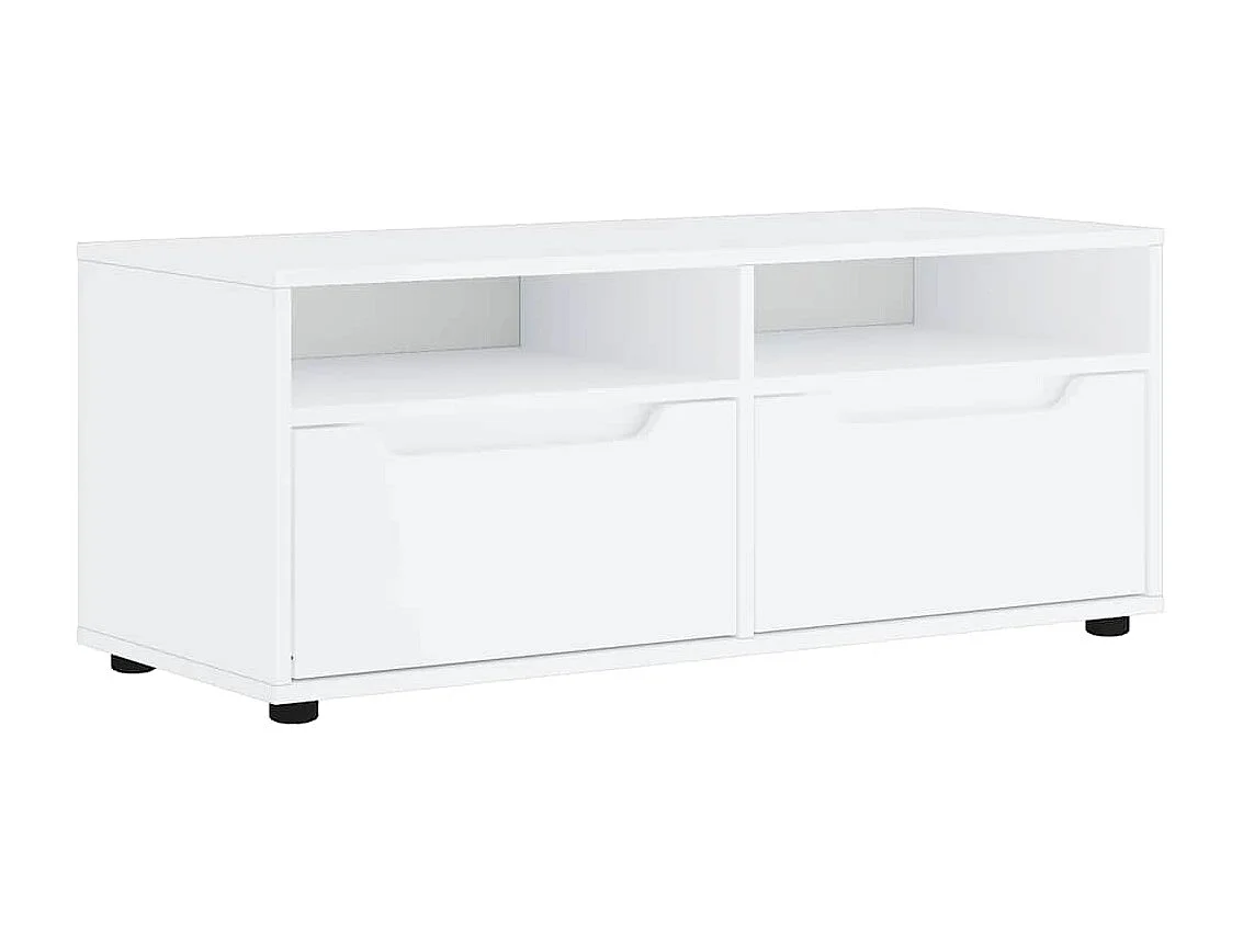 VISNES witte tv-kast 100x40x38 cm bewerkt hout