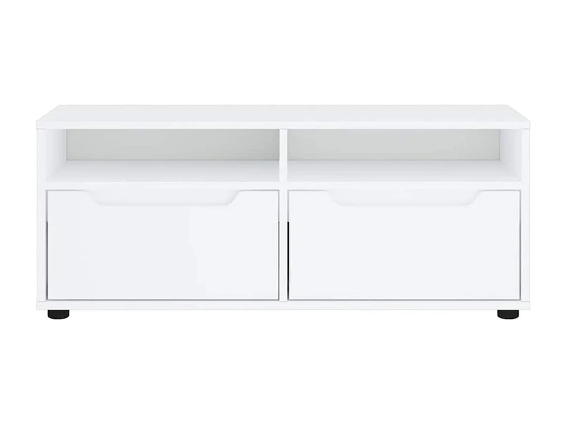 VISNES witte tv-kast 100x40x38 cm bewerkt hout