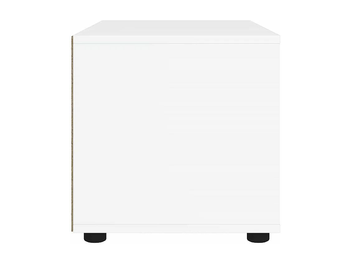 VISNES witte tv-kast 100x40x38 cm bewerkt hout