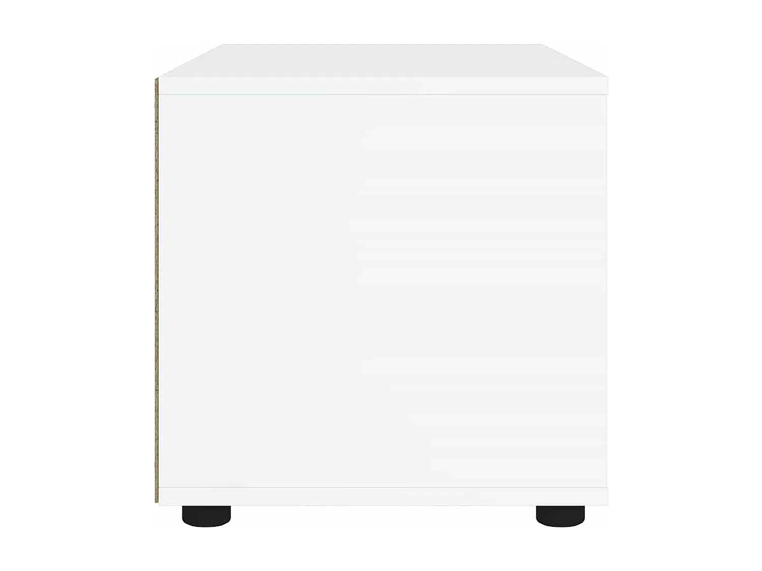 VISNES witte tv-kast 100x40x38 cm bewerkt hout