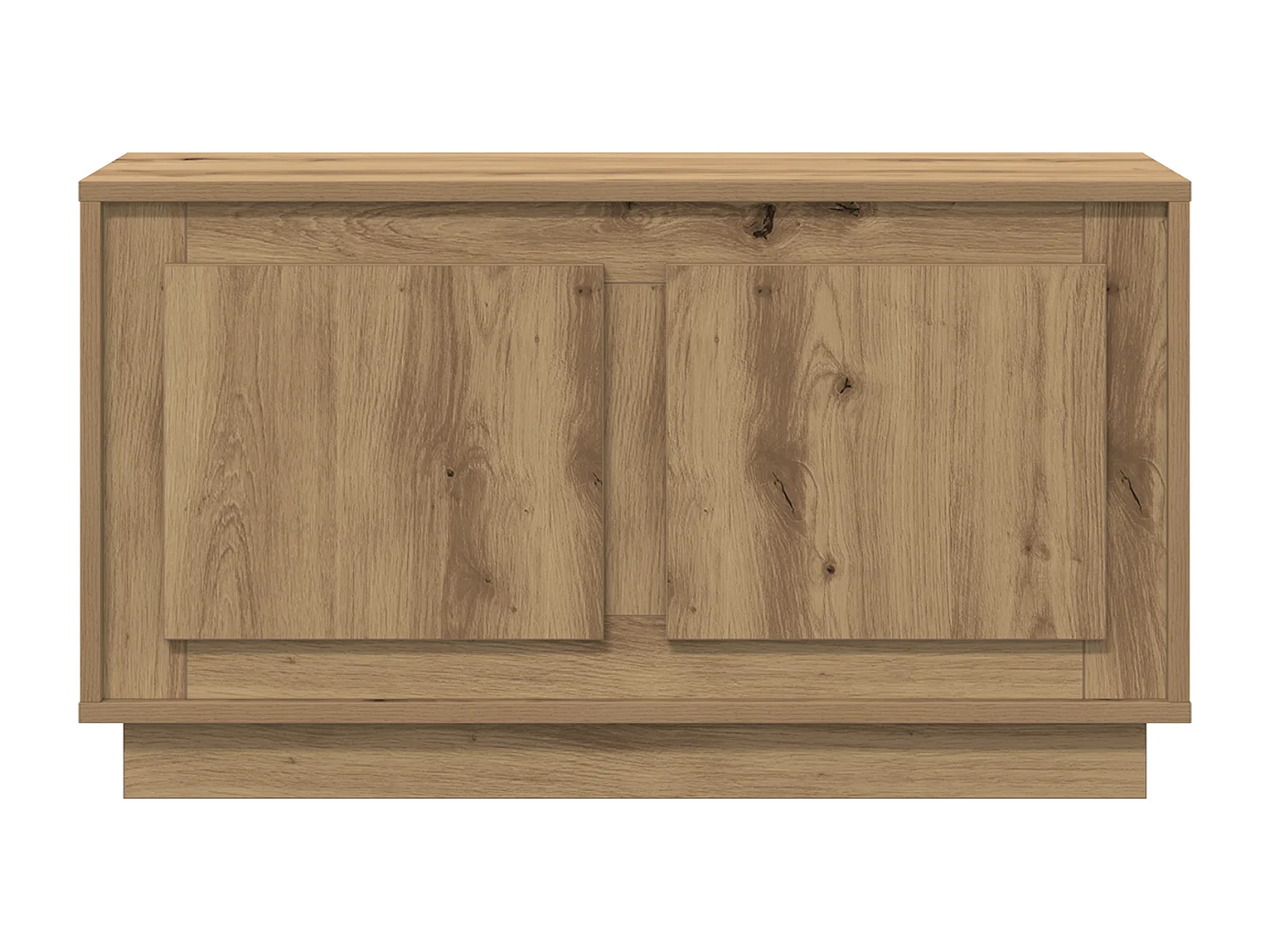 Handgemaakte eikenhouten tv-kast 80x35x45 cm van bewerkt hout