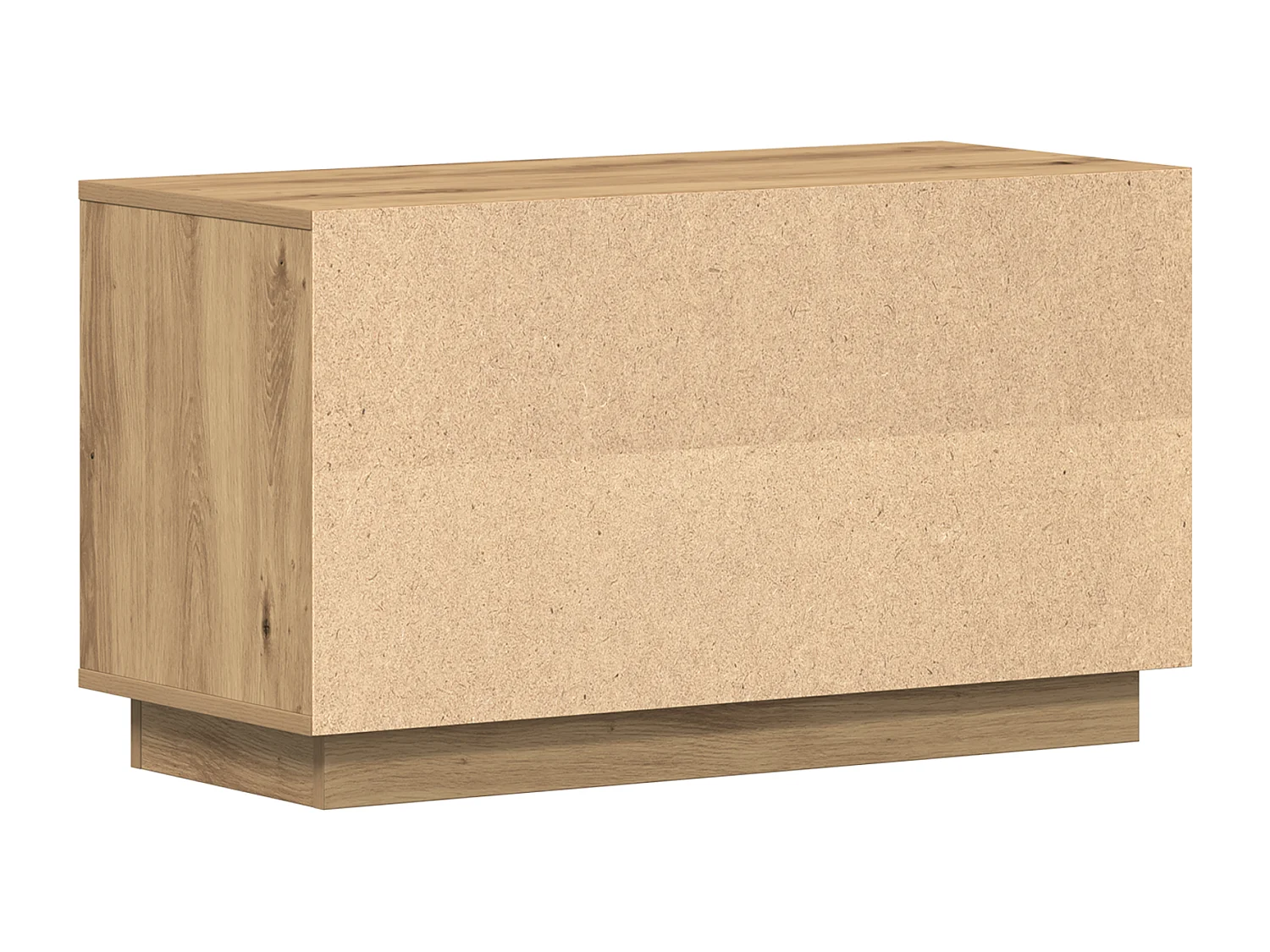 Handgemaakte eikenhouten tv-kast 80x35x45 cm van bewerkt hout