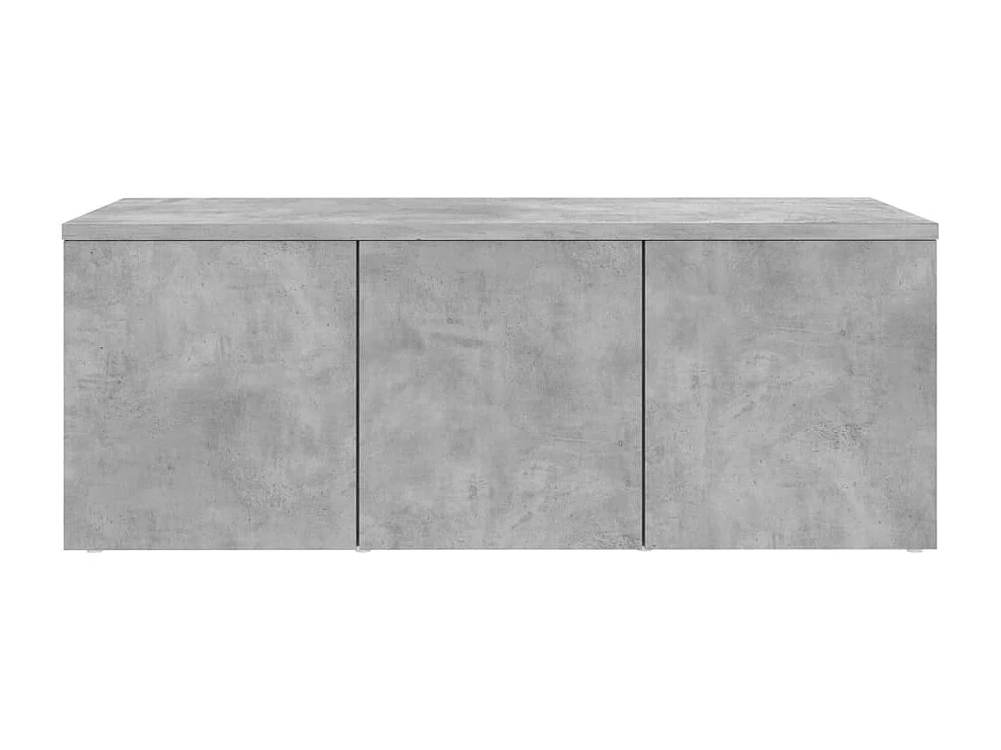 Mobile TV grigio cemento 80x34x30 cm in legno ingegnerizzato