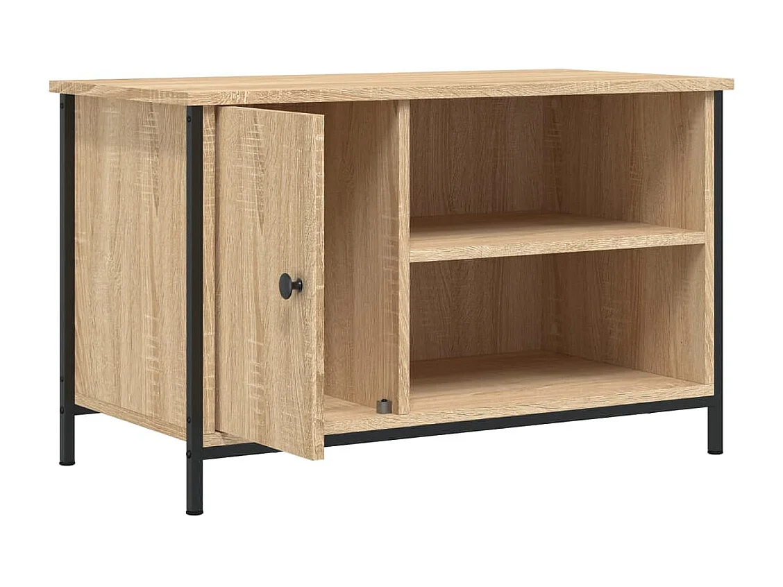 Meuble TV Chêne sonoma 80x40x50 cm Bois d'ingénierie