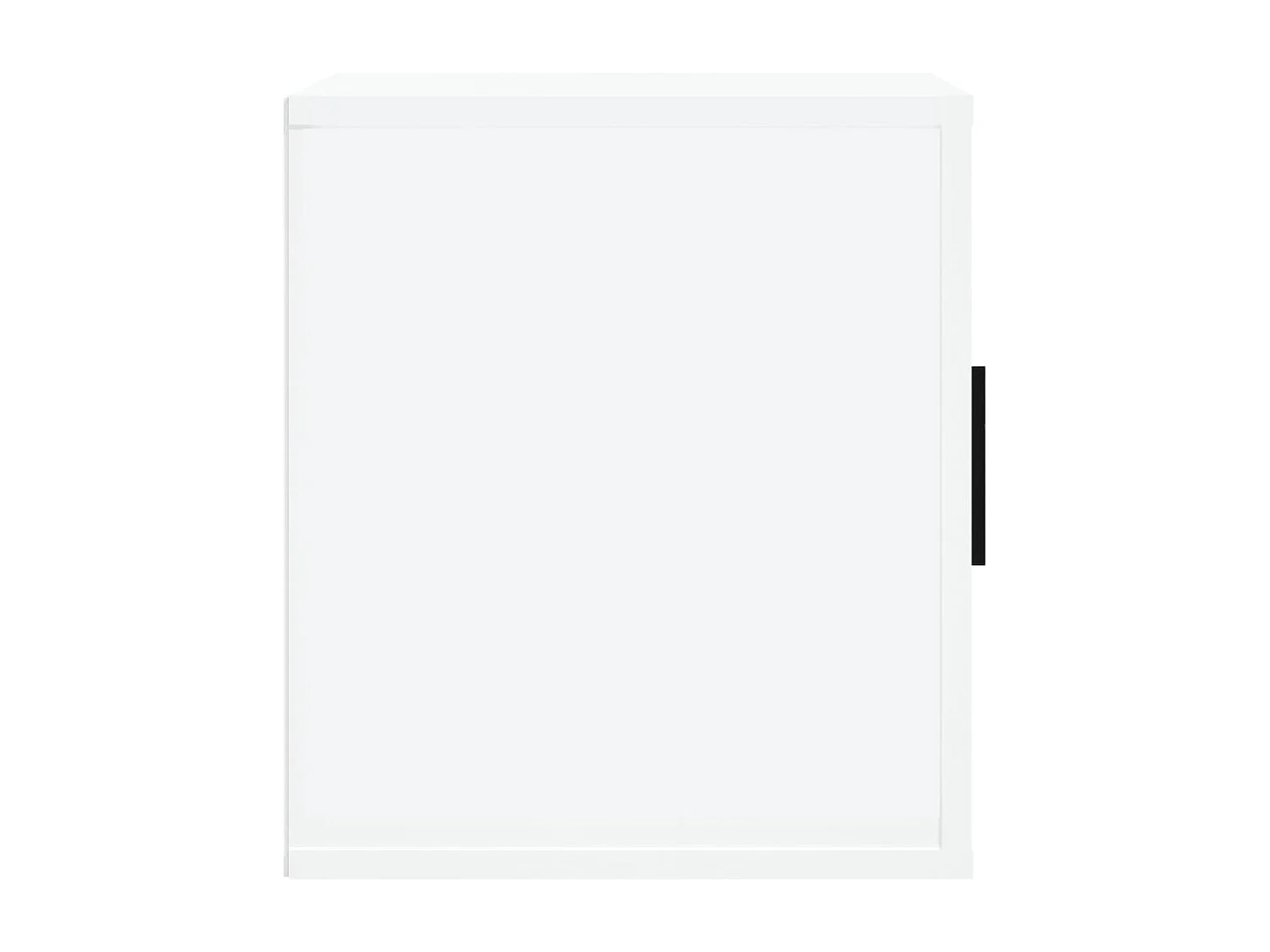 Meuble TV Blanc brillant 100x35x40 cm Bois d'ingénierie