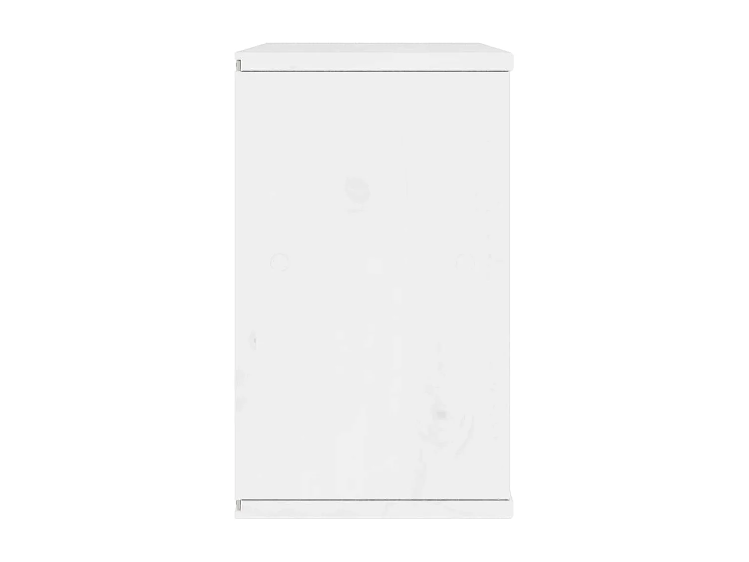 Meuble TV  blanc 79x24x40 cm bois massif pin