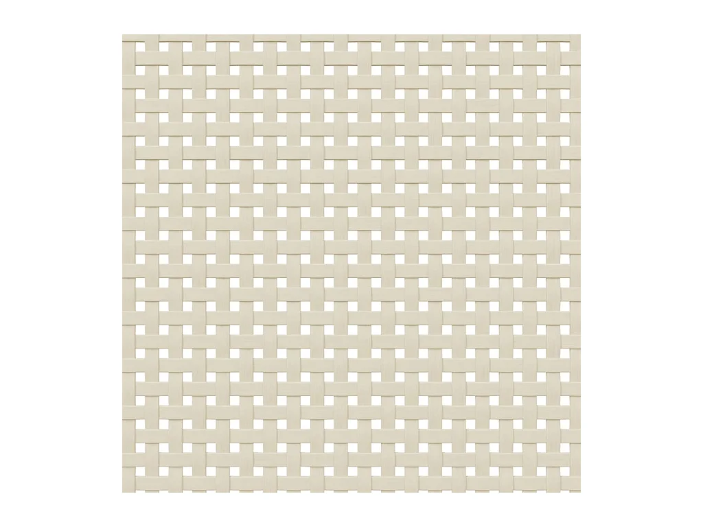 Meuble TV  aspect rotin marron 106x40x49cm bois massif pin