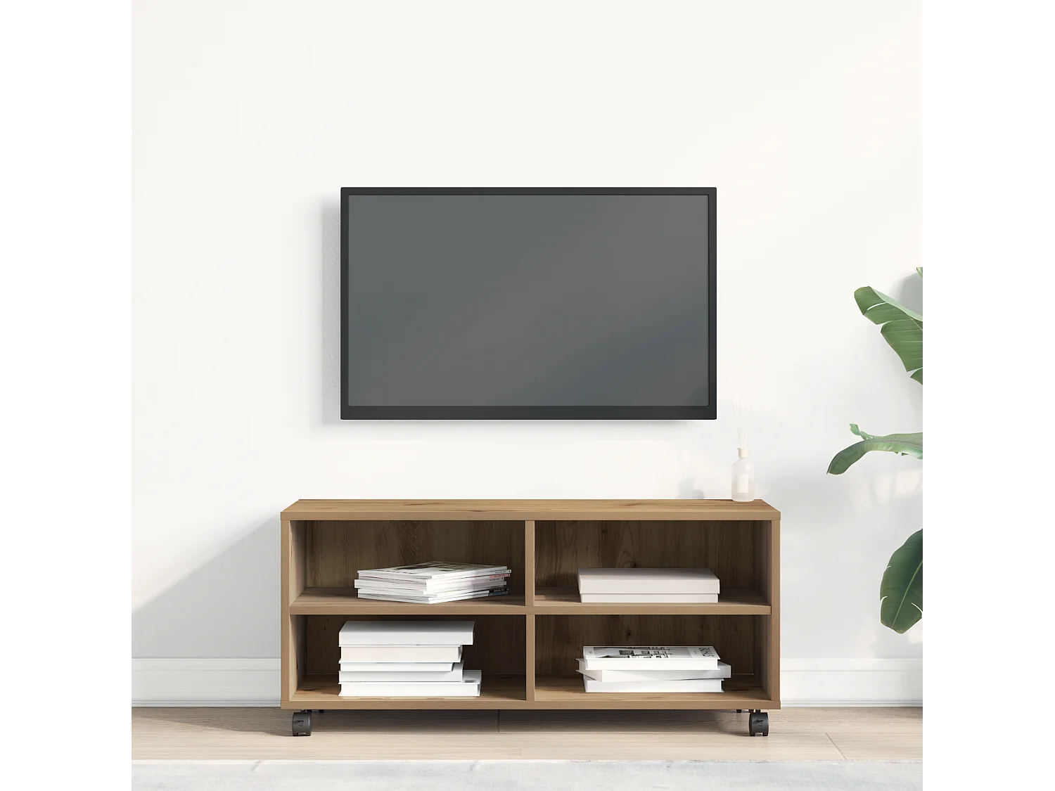 Mobile TV Artisan Oak 90x35x35 cm in legno ingegnerizzato