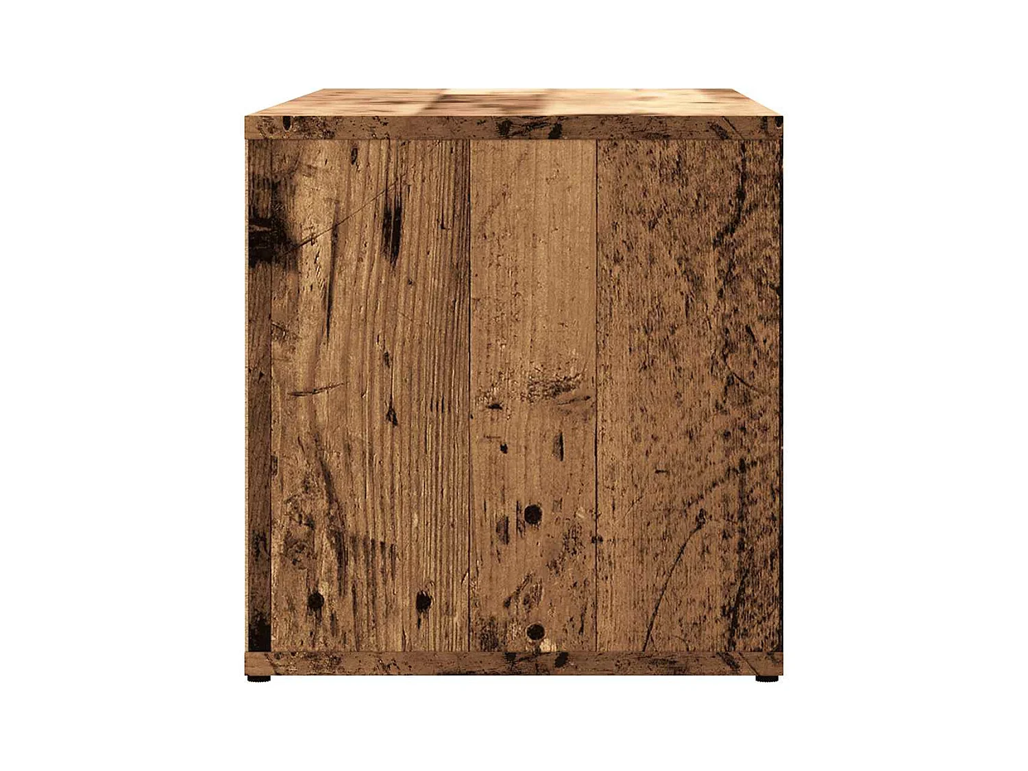 Meuble TV vieux bois 80x34x35,5 cm bois d'ingénierie