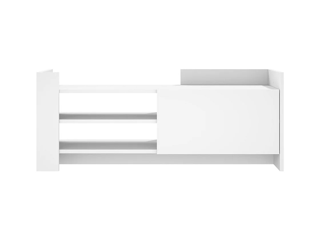 Meuble TV Blanc 100x35x40 cm Bois d'ingénierie