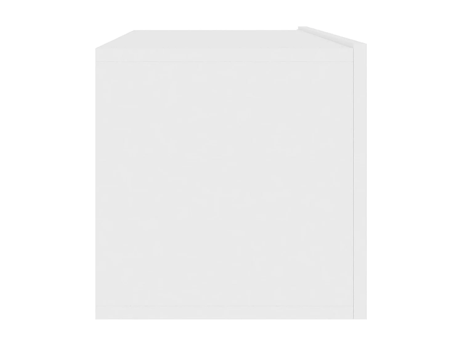 Mueble de TV blanco 100x30x30 cm Madera de ingeniería