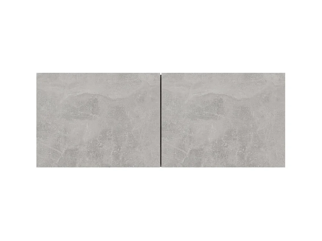 Meuble TV Gris béton 80x30x30 cm Bois d’ingénierie