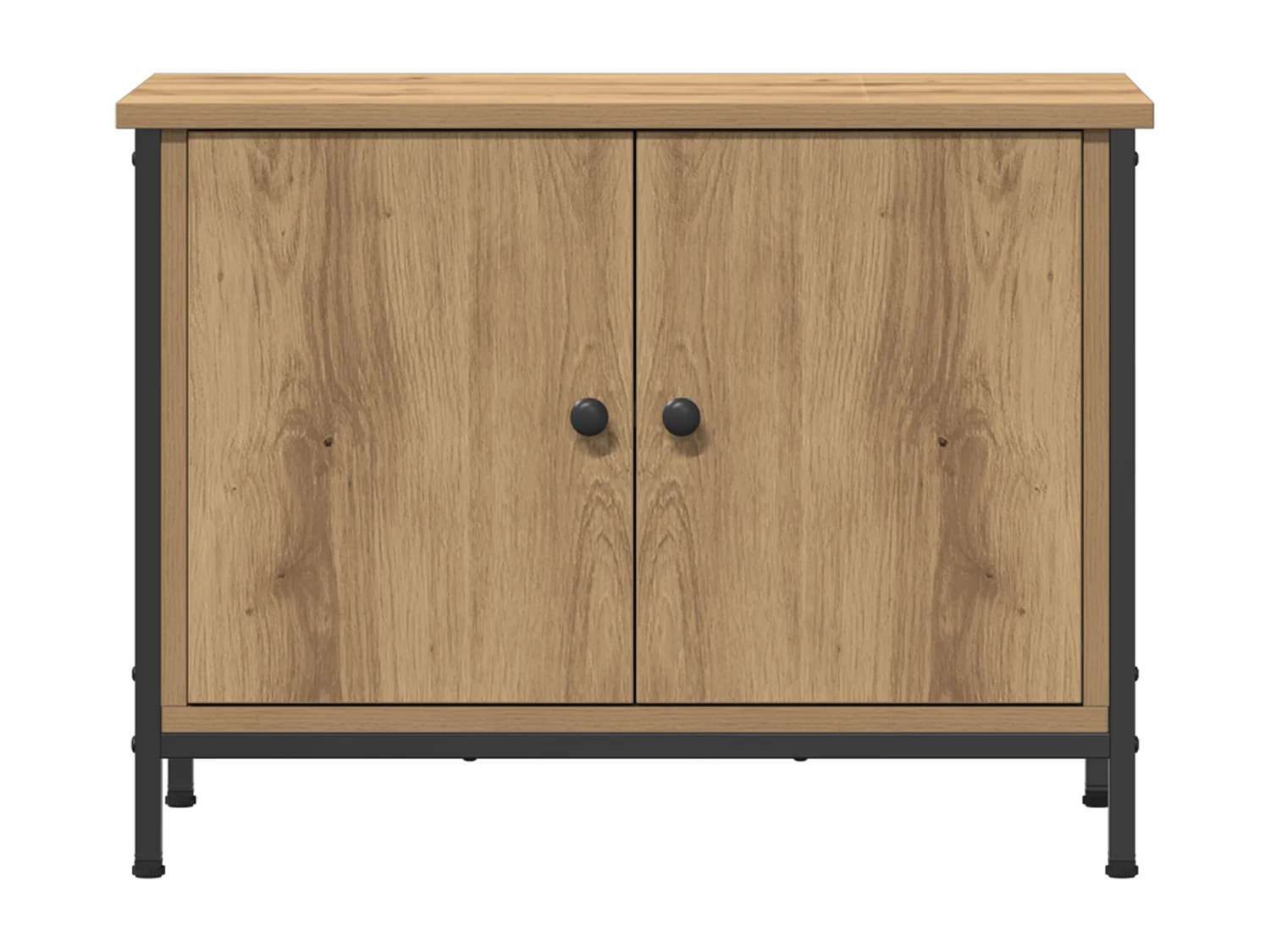 Meuble TV Chêne artisanal Panneau de particules 60 x 35 x 45 cm