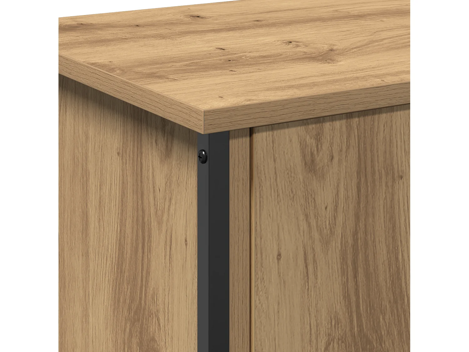 Meuble TV Chêne artisanal Panneau de particules 60 x 35 x 45 cm