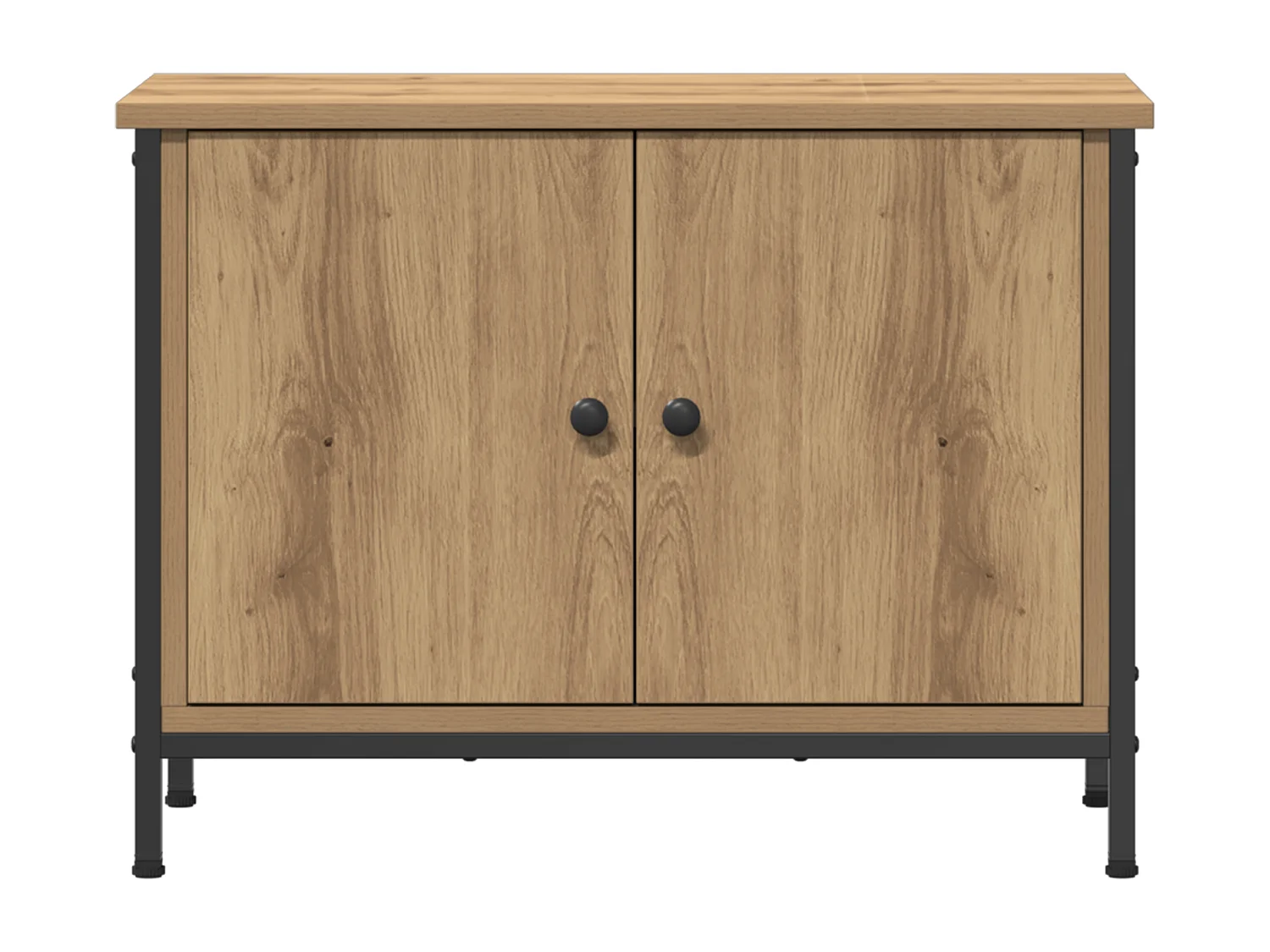 Meuble TV Chêne artisanal Panneau de particules 60 x 35 x 45 cm