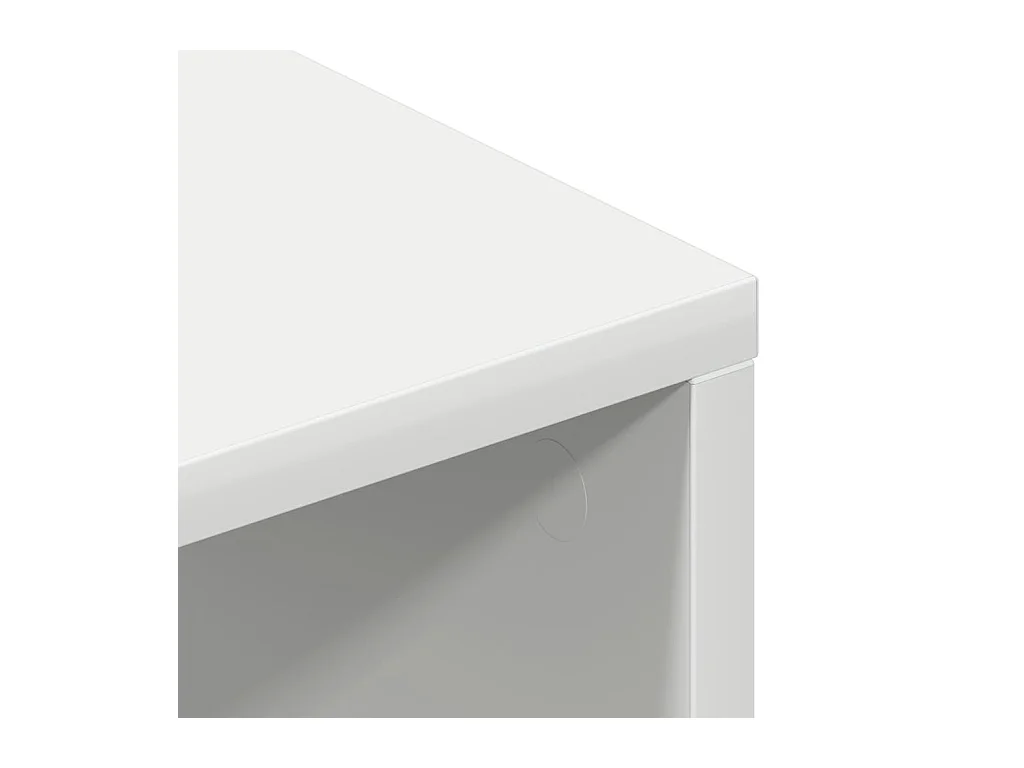 Meuble TV Blanc 100 x 40 x 40 cm Aggloméré