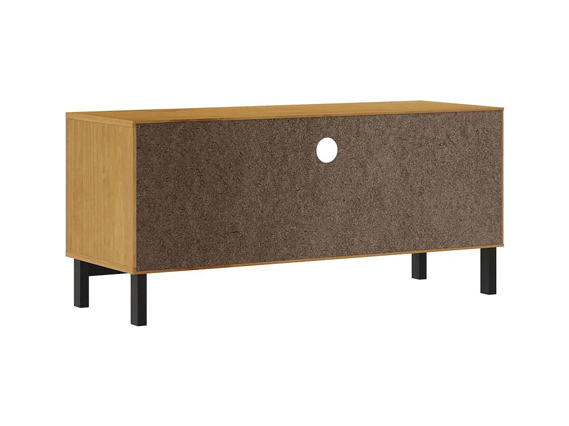 Meuble TV  110x40x50 cm bois massif de pin
