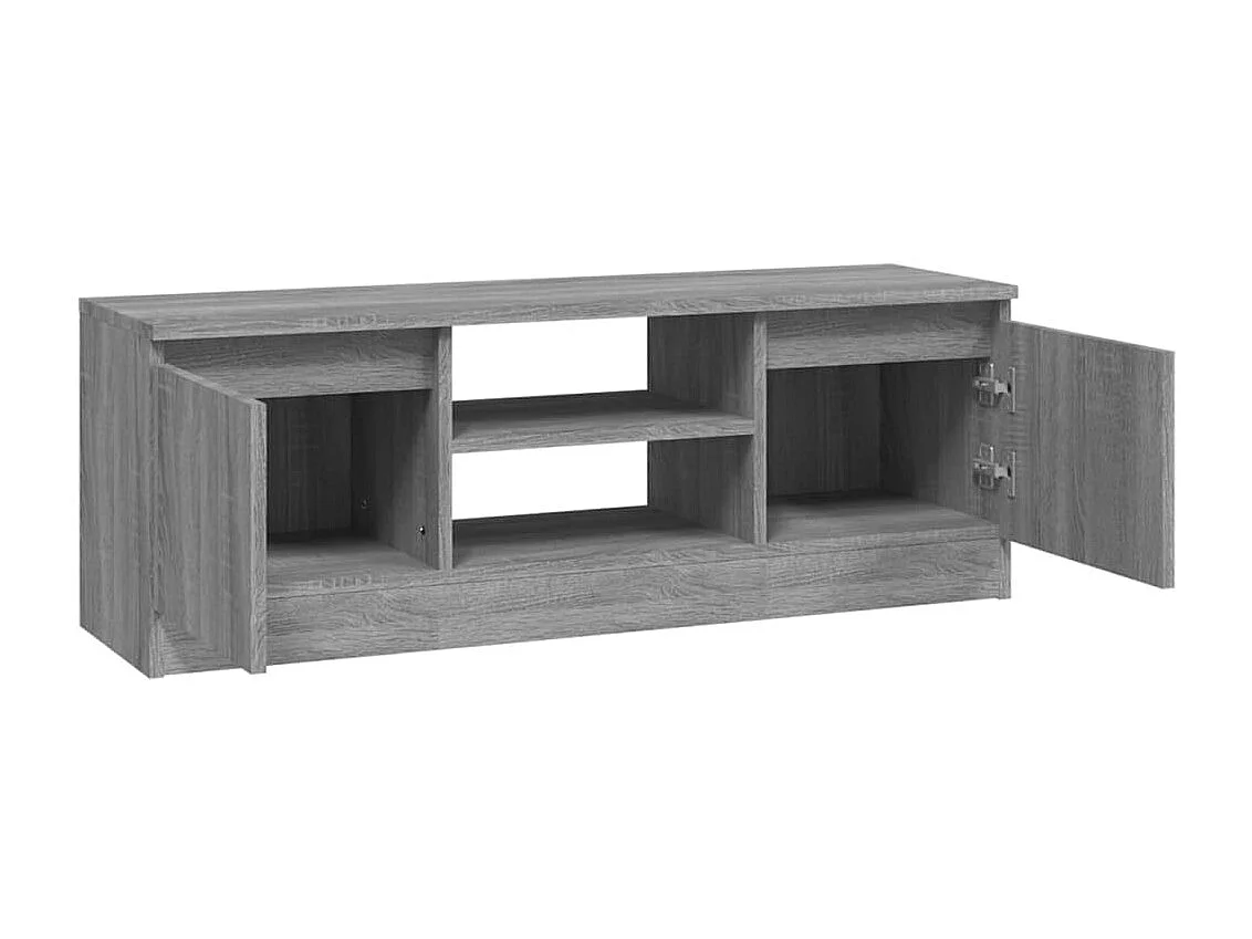 Meuble TV avec porte Sonoma gris 102x30x36 cm