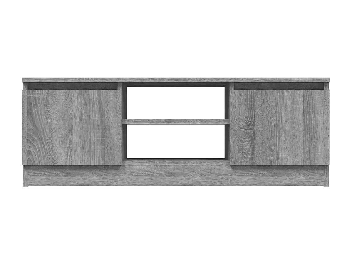 Meuble TV avec porte Sonoma gris 102x30x36 cm