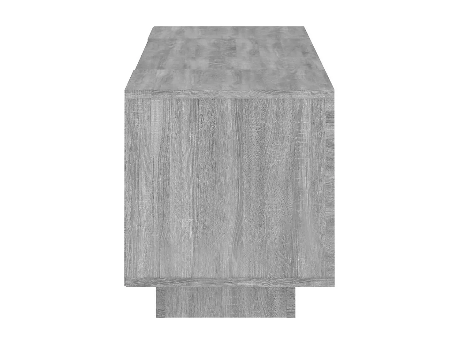 Mueble de TV Sonoma gris con luces LED 160x35x40 cm