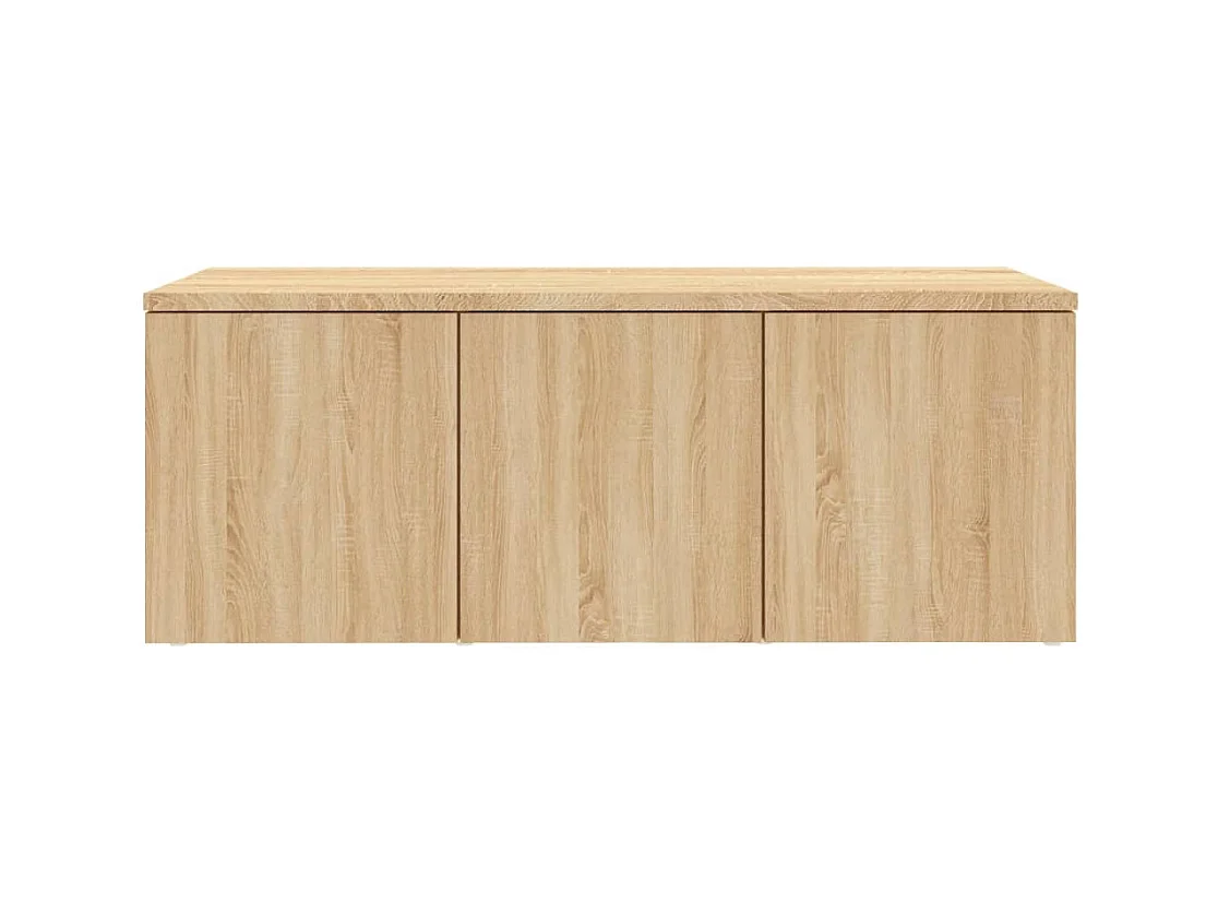 Meuble TV Chêne sonoma 80x34x30 cm Bois d'ingénierie