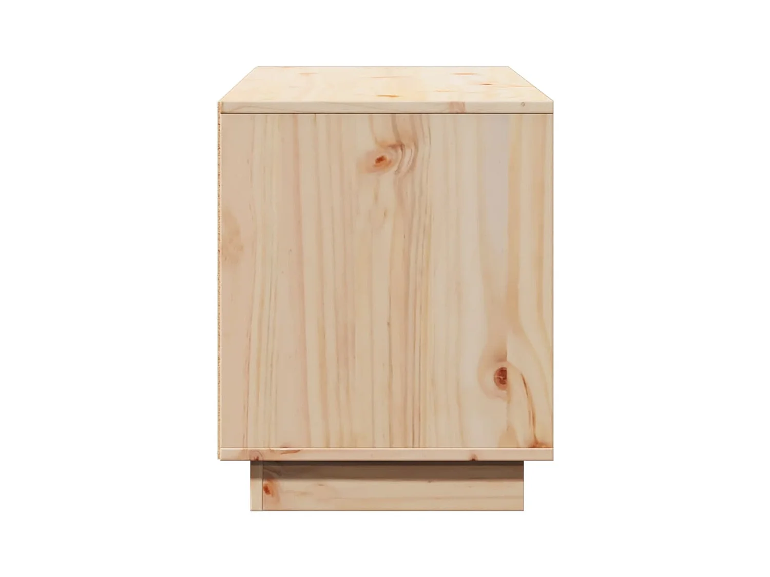 Meuble TV 110,5x35x44 cm Bois de pin massif
