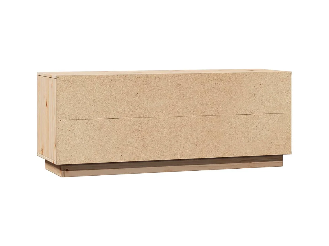 Meuble TV 110,5x35x44 cm Bois de pin massif