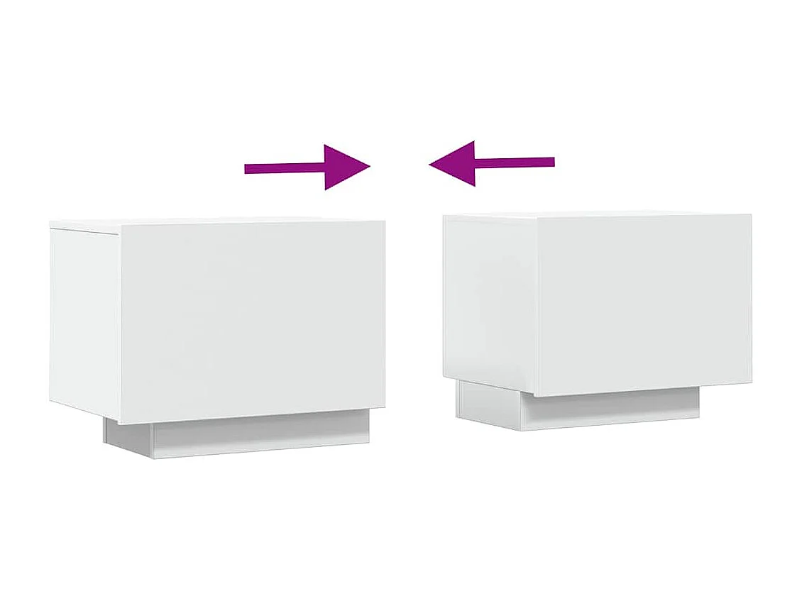 Mobile porta TV bianco 100x35x40 cm in truciolare