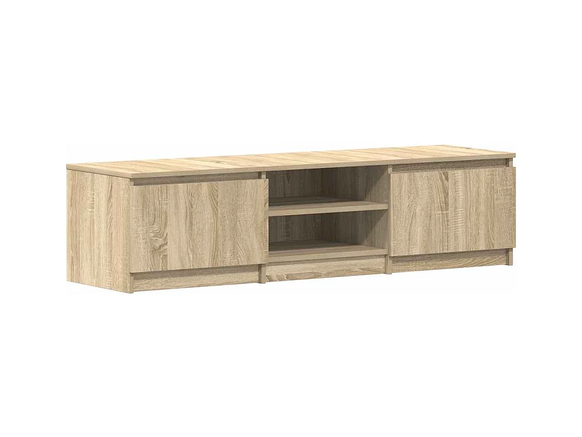 Meuble TV Chêne sonoma 140x40x35,5 cm Bois d'ingénierie