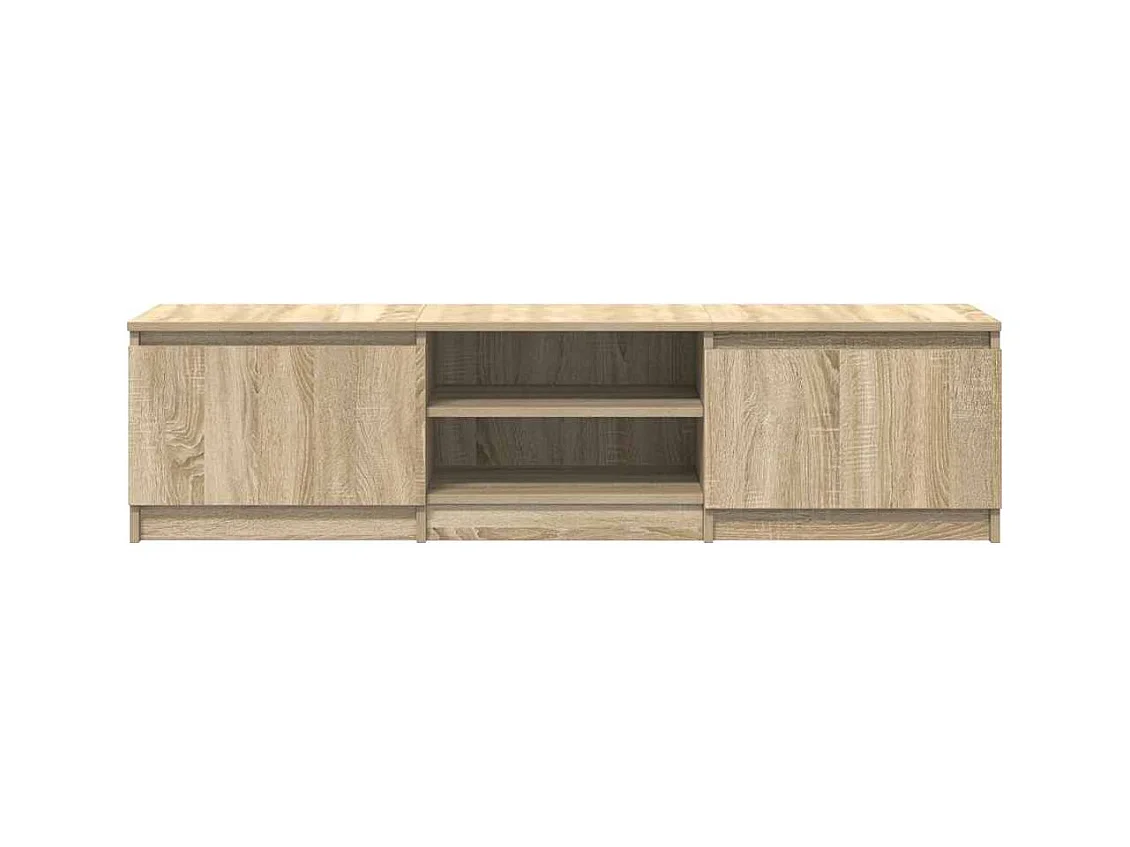 Meuble TV Chêne sonoma 140x40x35,5 cm Bois d'ingénierie