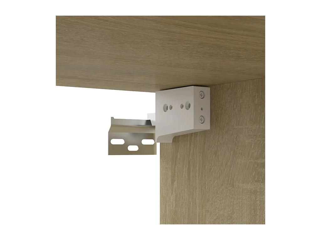 Meuble TV Chêne sonoma 100x30x30 cm Bois d’ingénierie