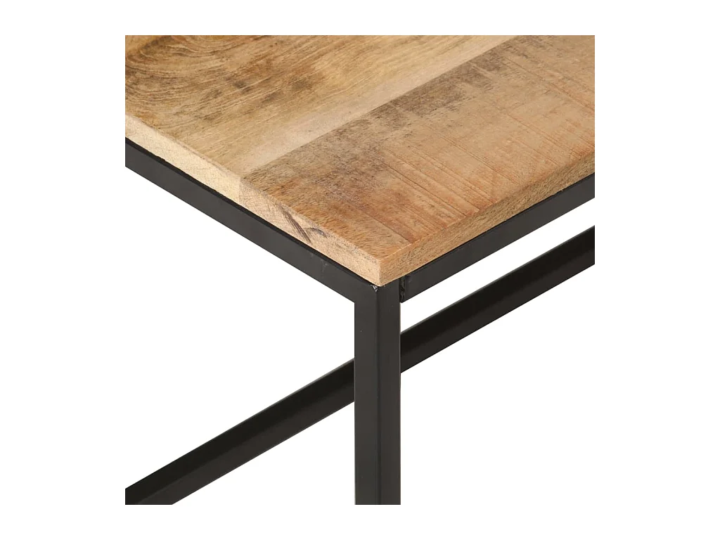 TV-meubel 180x30x50 cm Ruw mangohout