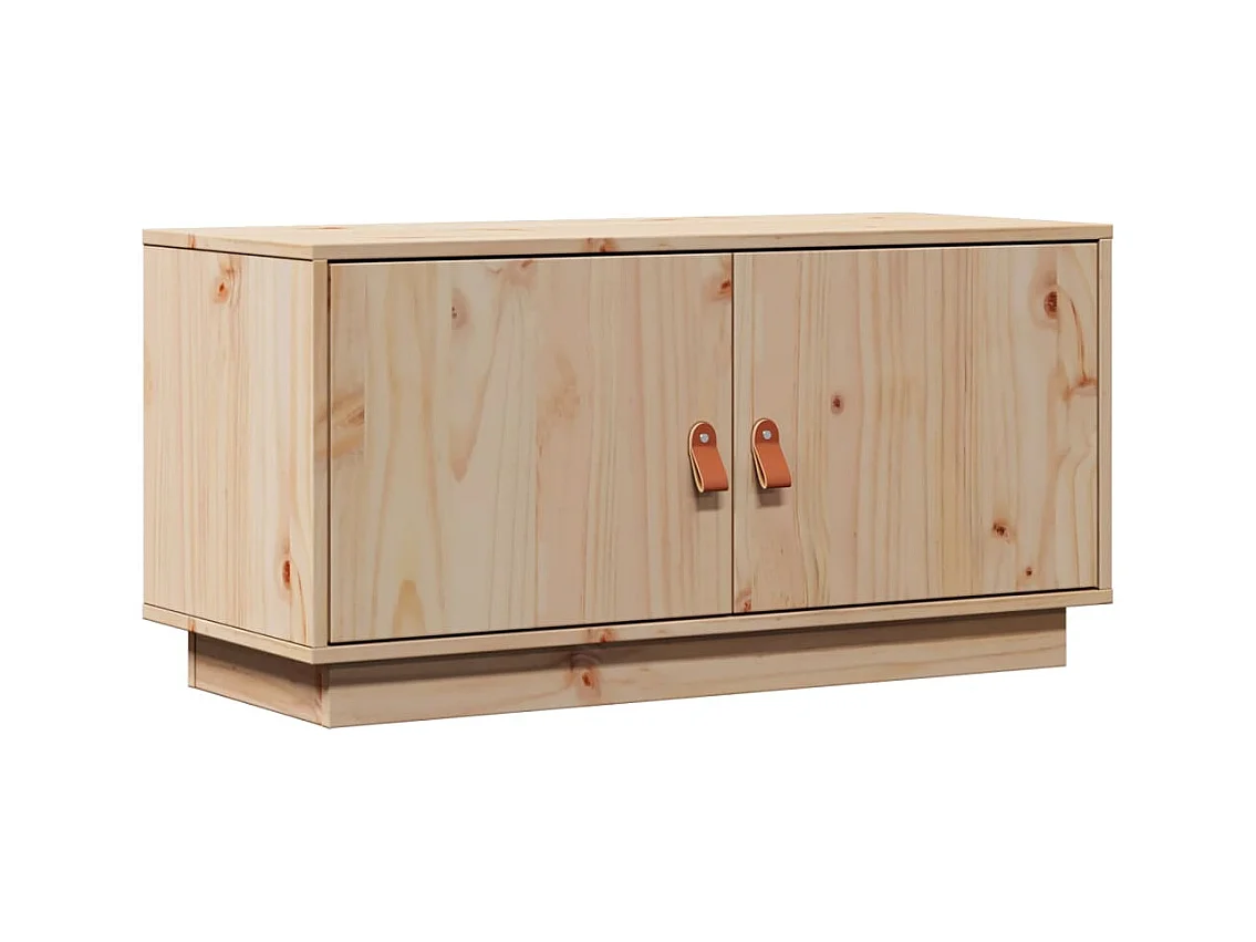 Meuble TV 80x34x40 cm Bois de pin massif
