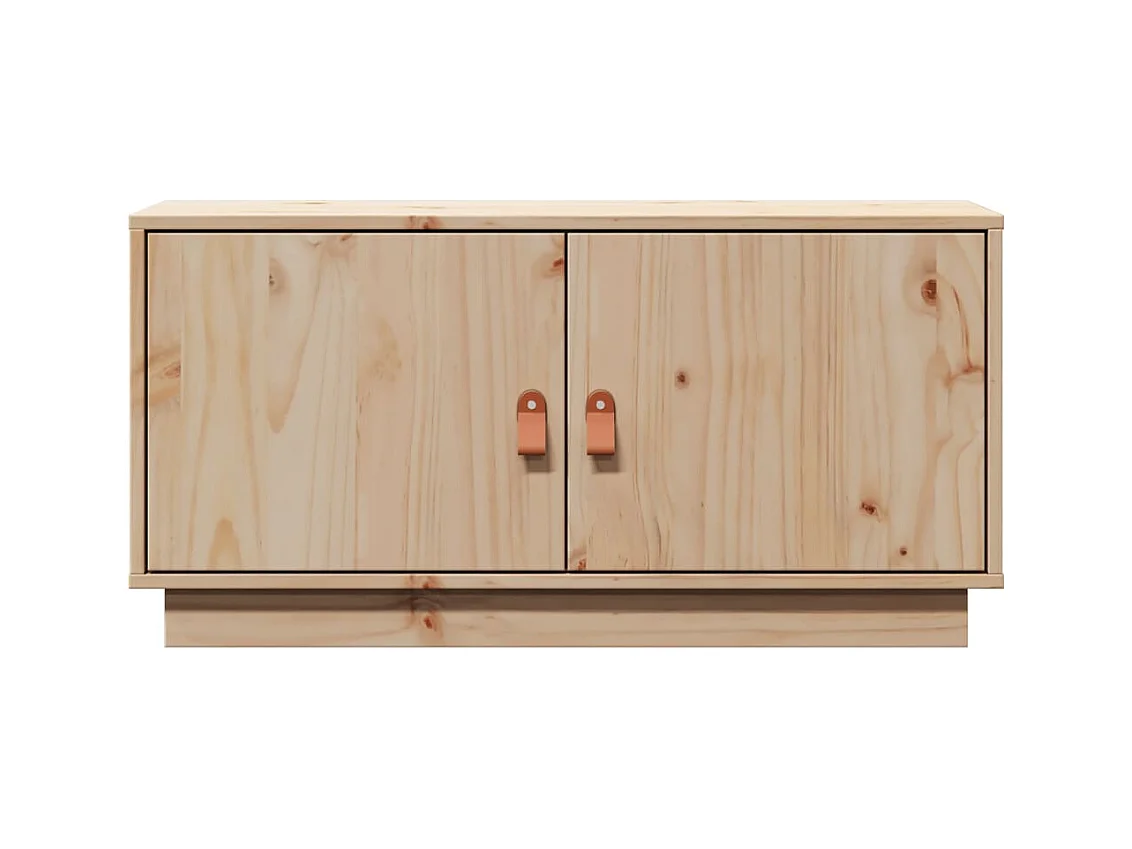 Meuble TV 80x34x40 cm Bois de pin massif