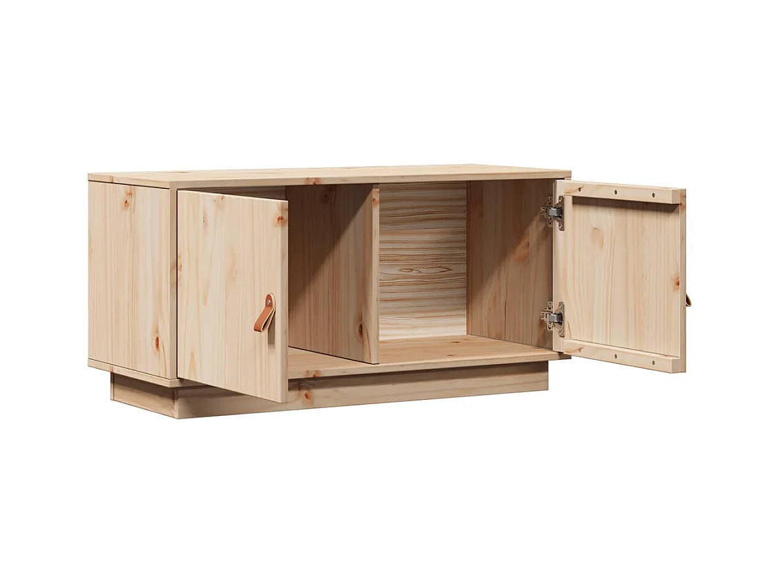 Meuble TV 80x34x40 cm Bois de pin massif