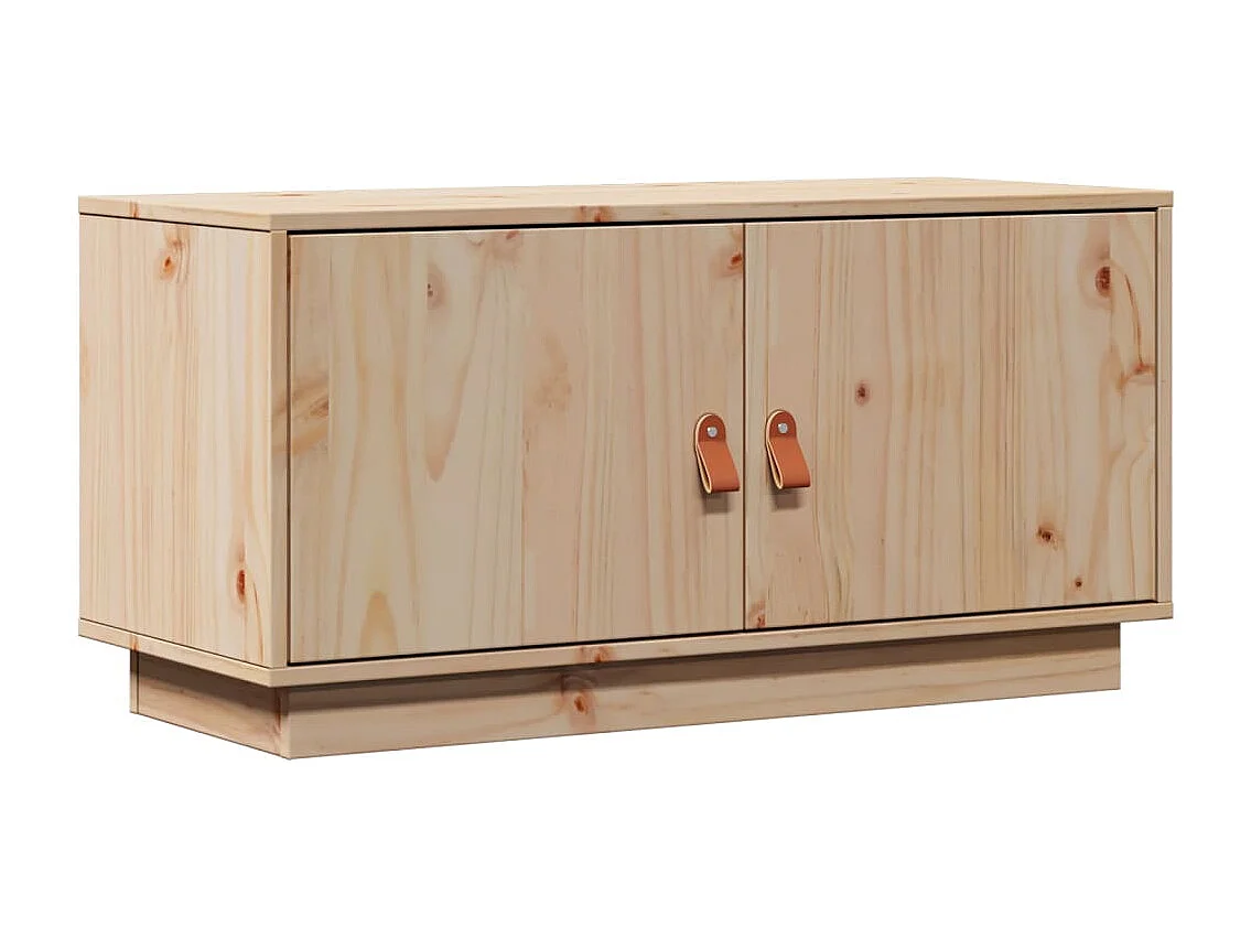 Meuble TV 80x34x40 cm Bois de pin massif