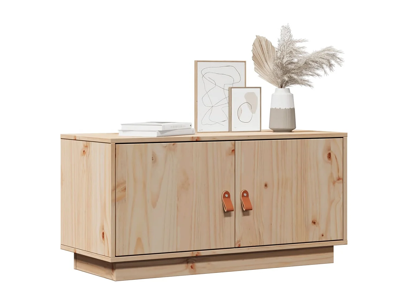 Meuble TV 80x34x40 cm Bois de pin massif